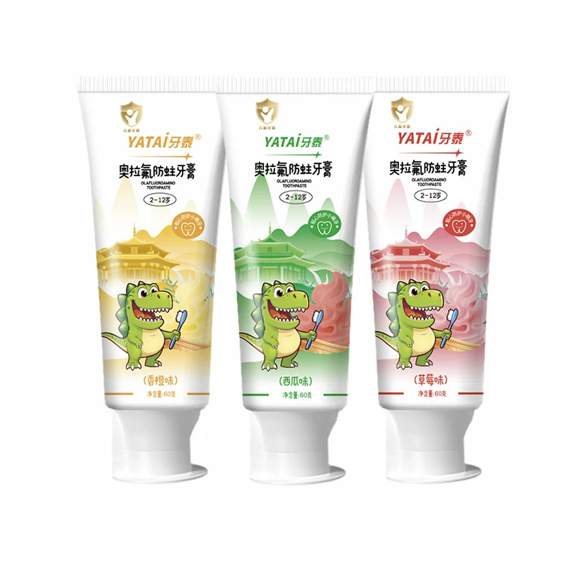 牙泰奥拉氟防蛀儿童牙膏