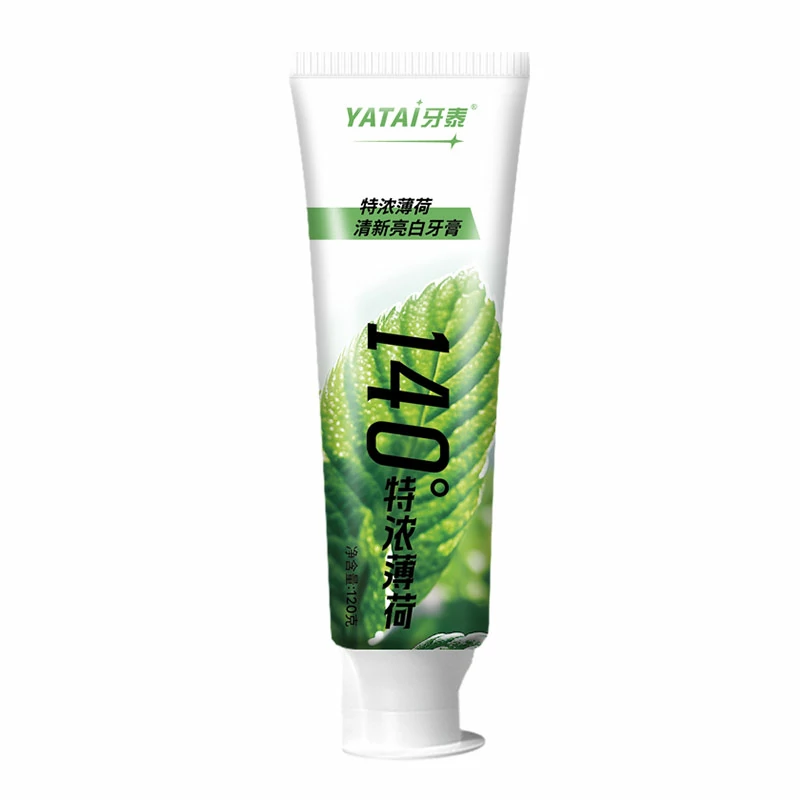 牙泰特浓薄荷美白牙膏