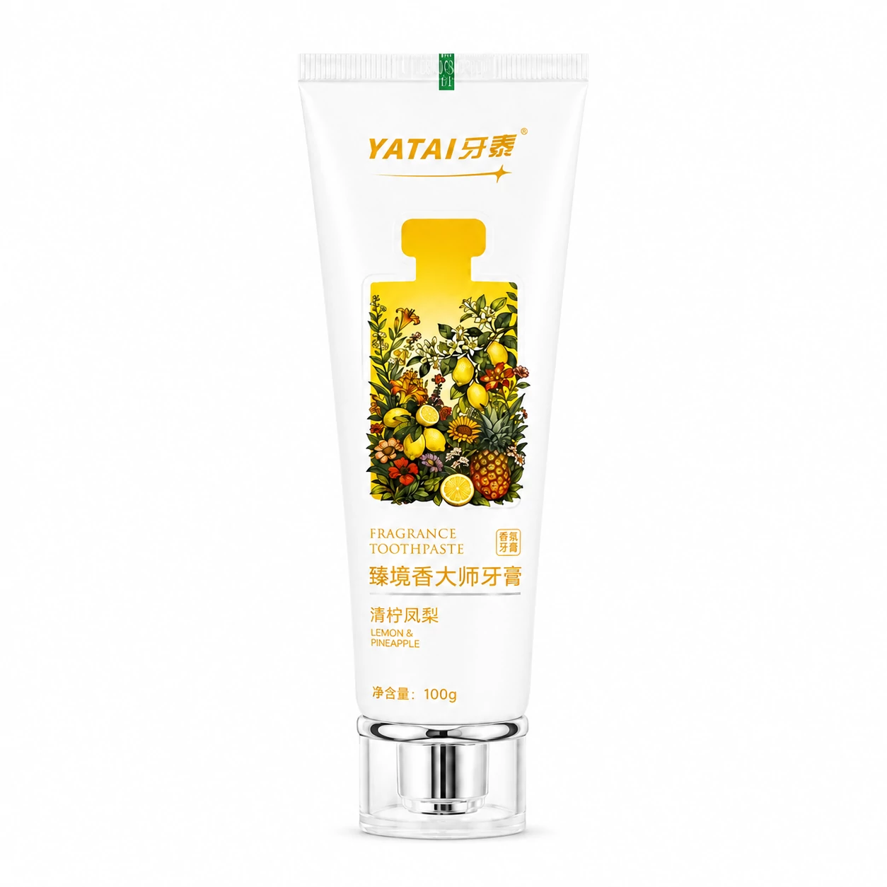 白-臻境香大师牙膏青柠凤梨味