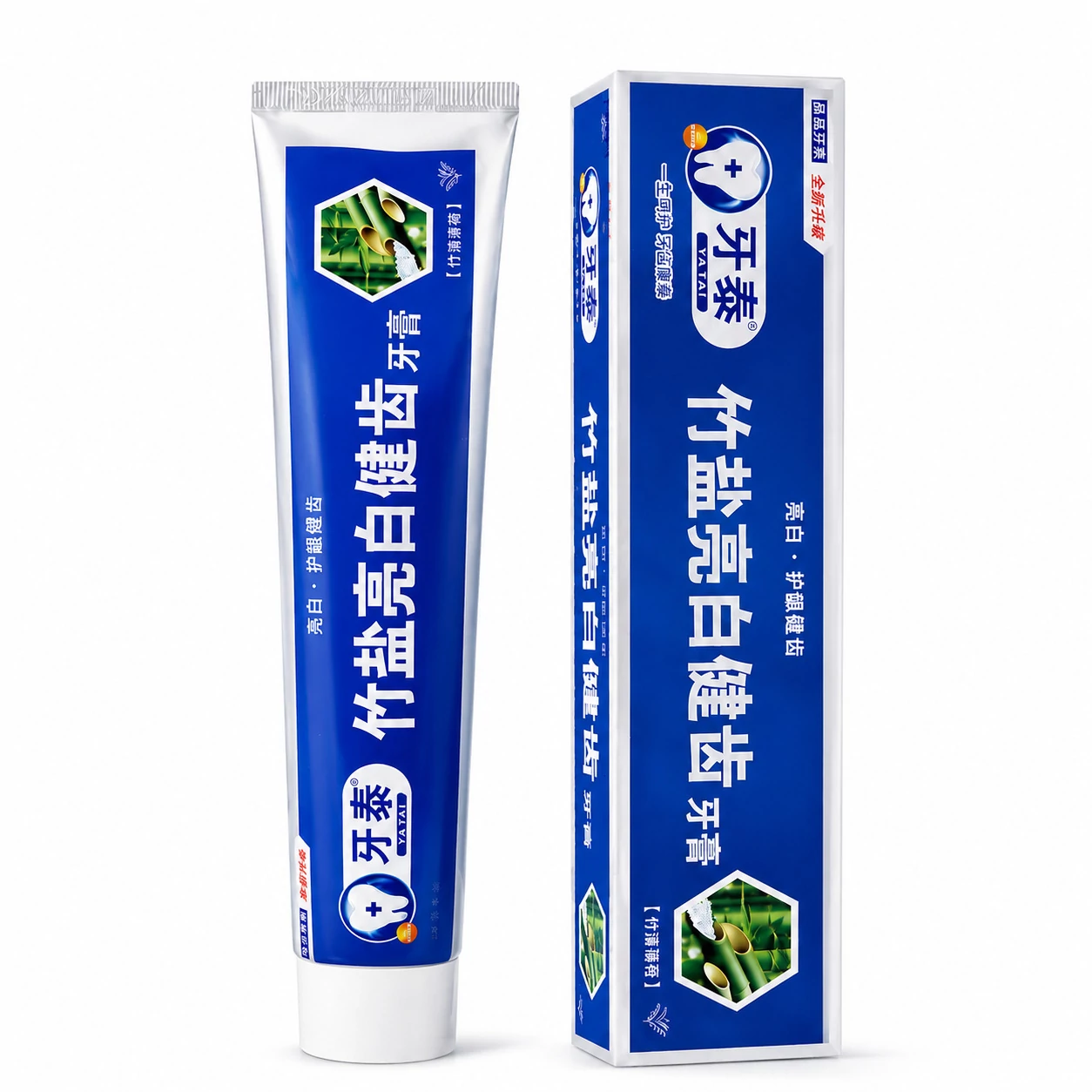 竹盐亮白健齿牙膏