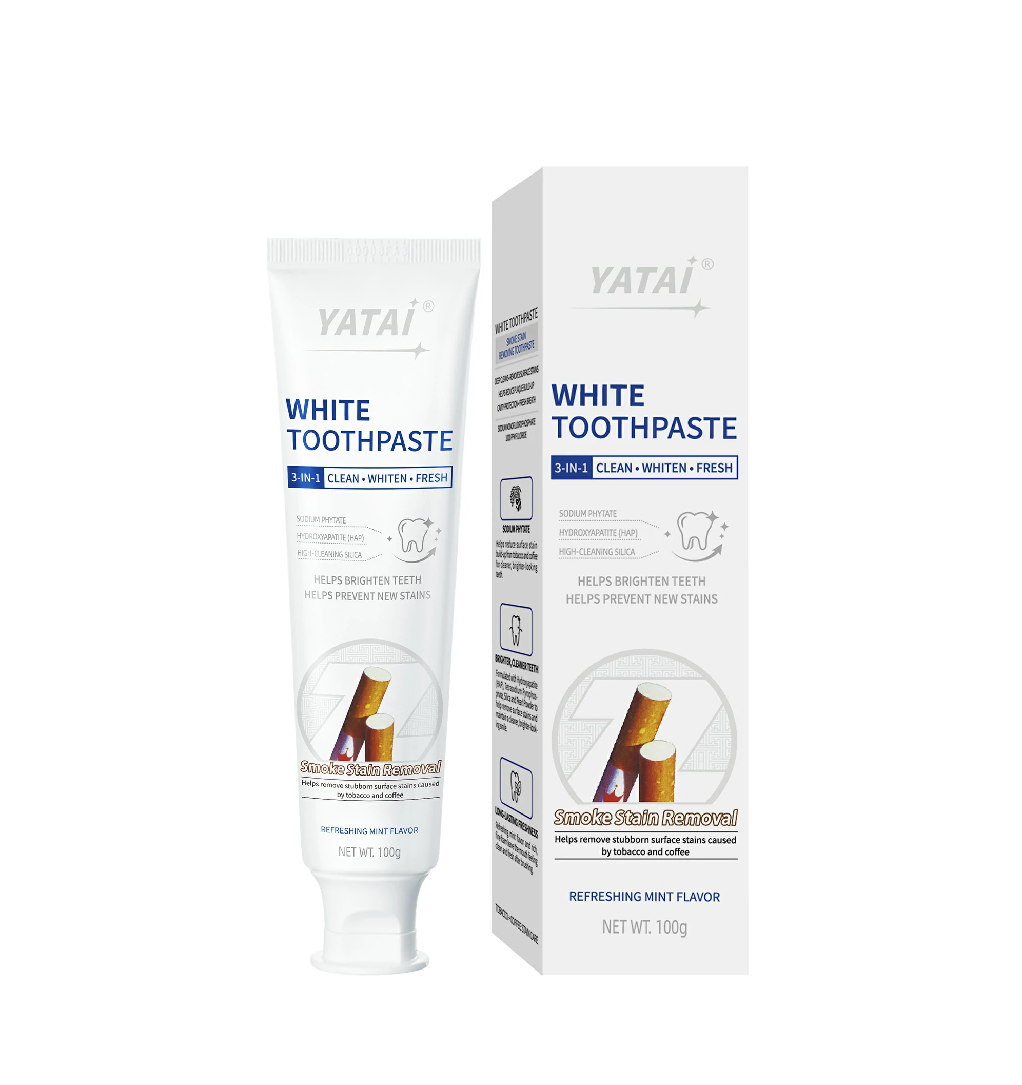 Yatai Remove Smoke Stain White Toothpaste